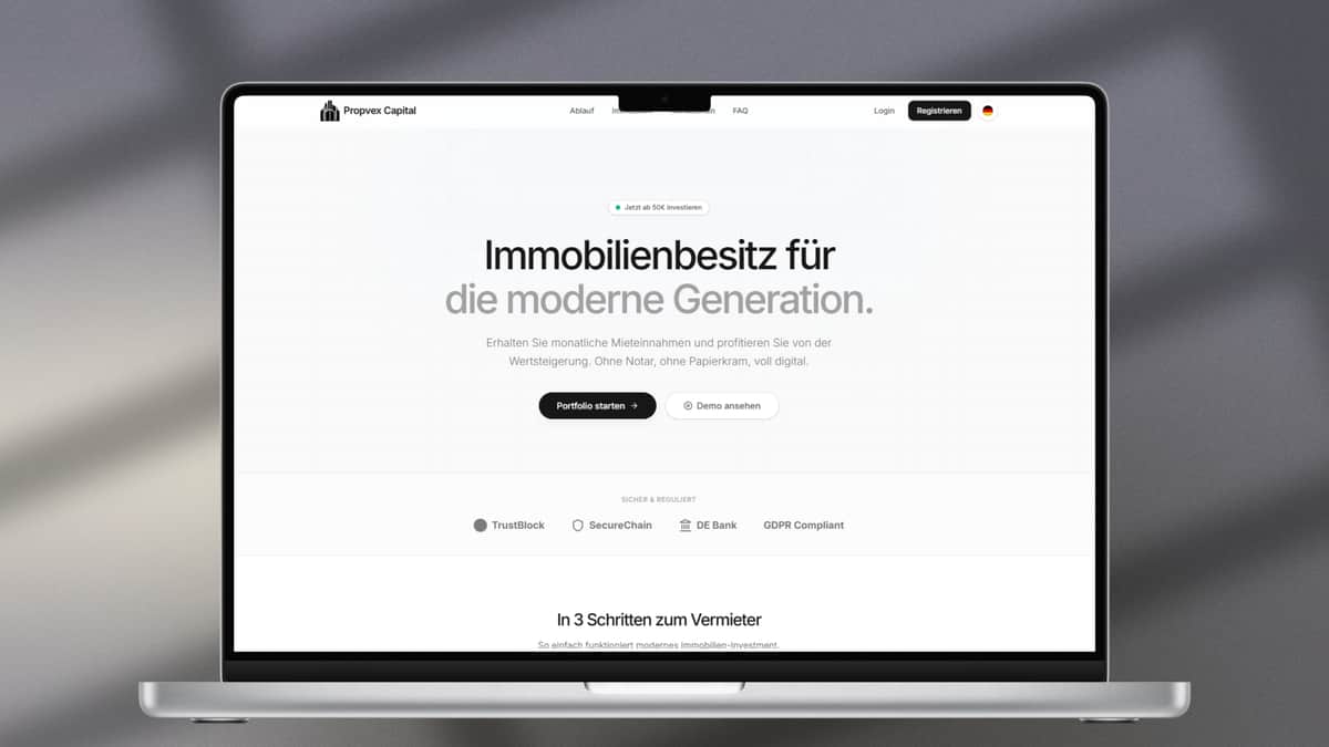 Propvex Capital Website