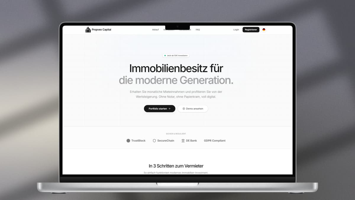 Propvex Capital Website