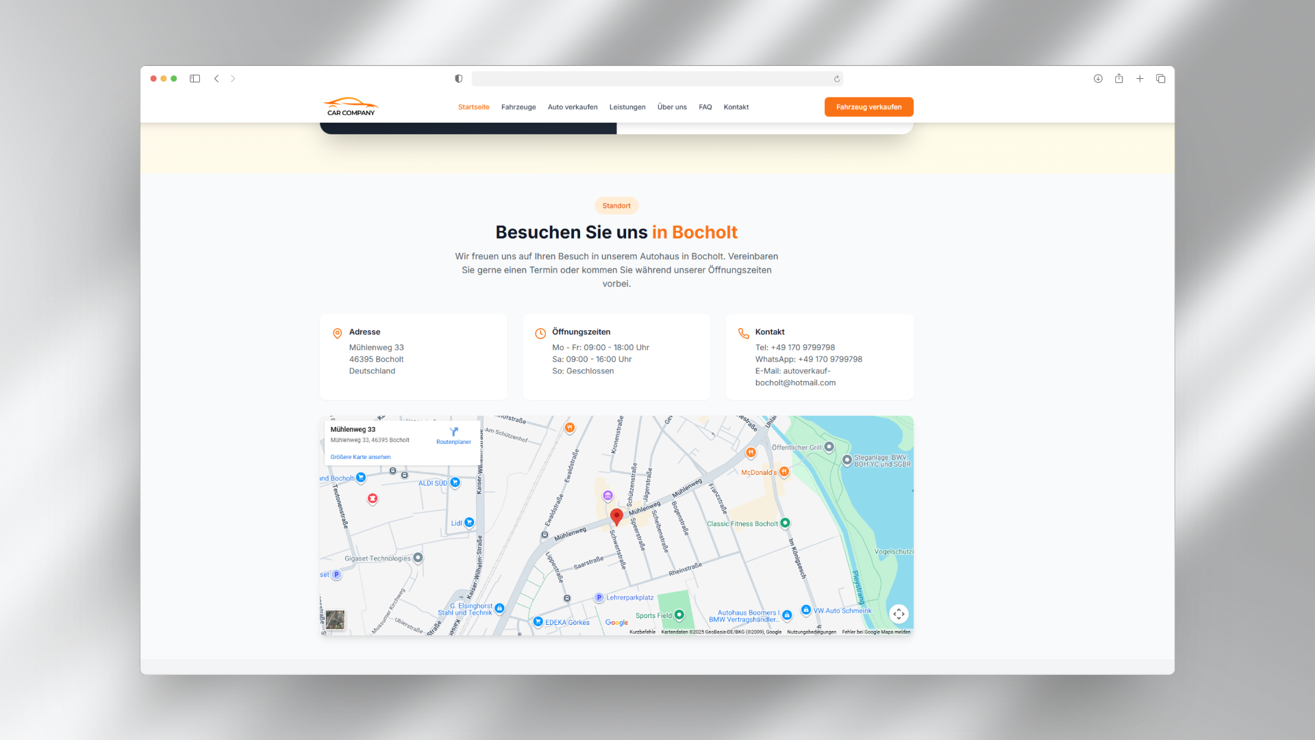 Car Company Screenshot 3