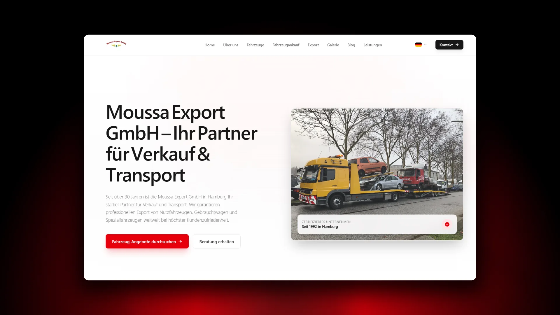 Referenz Moussa Export