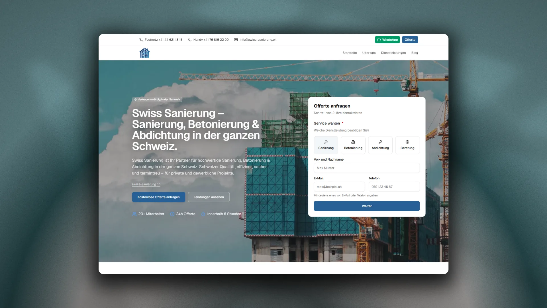 Referenz Swiss Sanierung