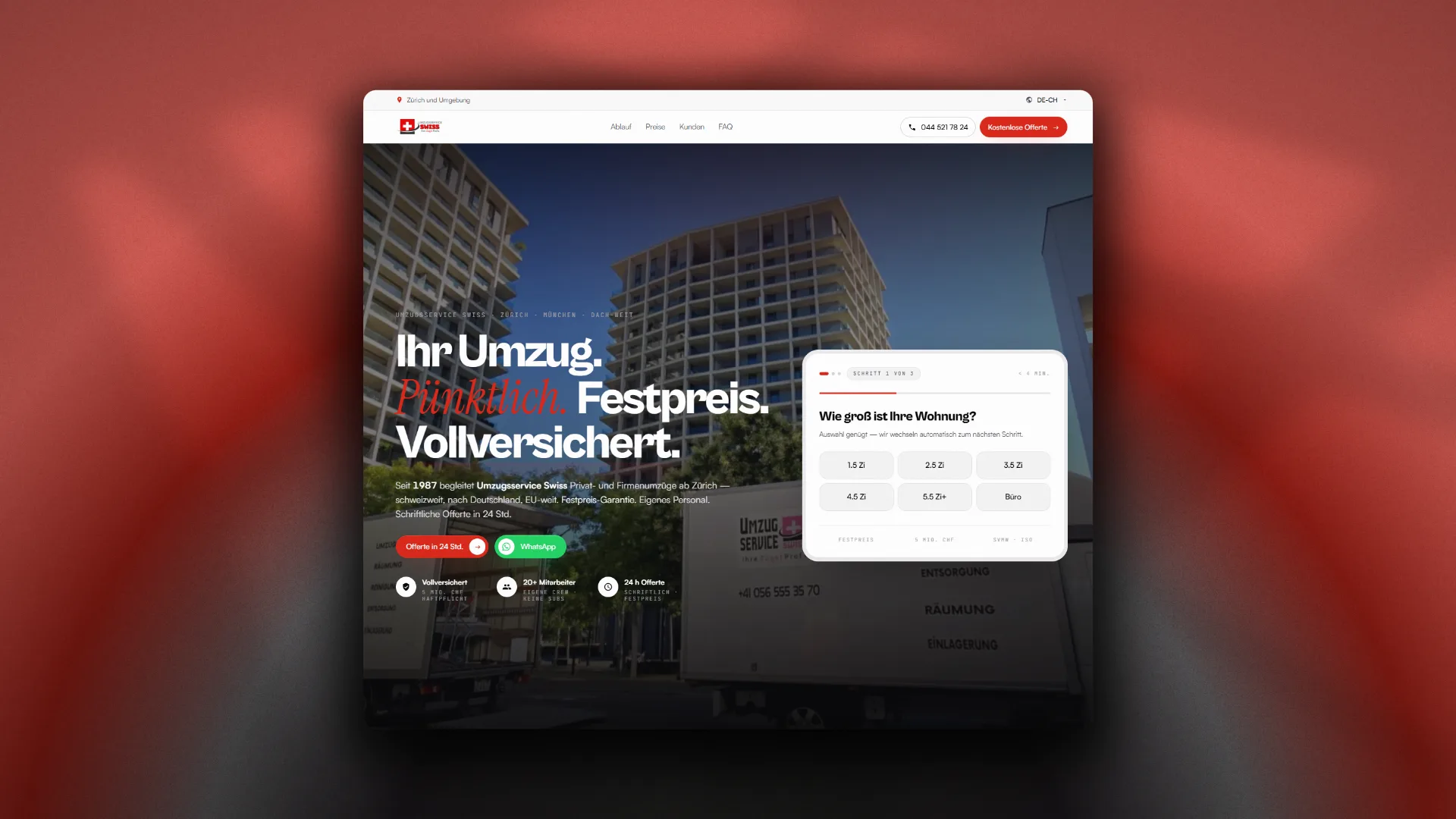 Referenz Umzugsservice Swiss